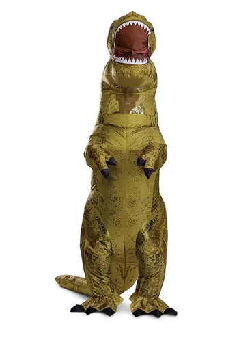 Vista 4 de Disfraz Inflable de T-Rex Jurassic World para Adultos Multicolor