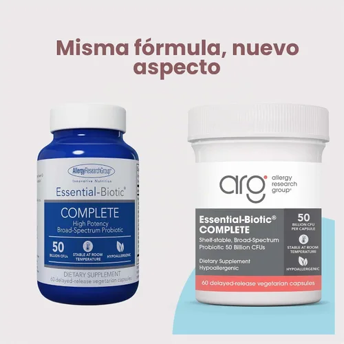 Vista 3 de ARG Essential Biotic Complete - Probiótico completo de 50 mil millones
