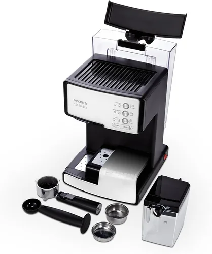 Vista 2 de Cafetera Mr. Coffee Cafe Barista para espreso, Blanco