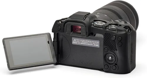 Vista 2 de easyCover - Funda de silicona para cámara - Protección para tu cámara Canon R8 - Negro