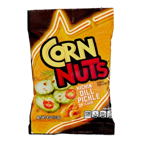 Vista 10 de CORN NUTS Granos de maíz con sabor a barbacoa, aperitivos de maíz crujientes, caja de aperitivos, paquetes variados para adultos, 4 onzas