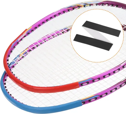 Vista 6 de PATIKIL Badminton Racket Head Protector Sticker, PU Tennis Racquet Guard Tape Racket Frame Stickers Thickened Wear-Resistant