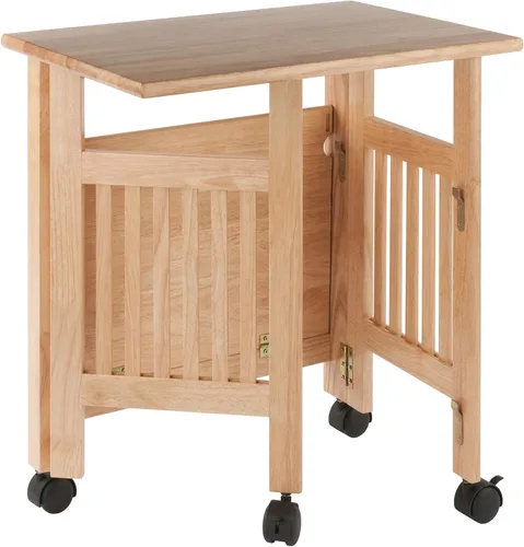 Vista 6 de Winsome Mission 81628 - Soporte de madera para impresora móvil (2 estantes, color marrón)