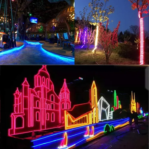 Vista 9 de luz LED de neón de 360 grados
