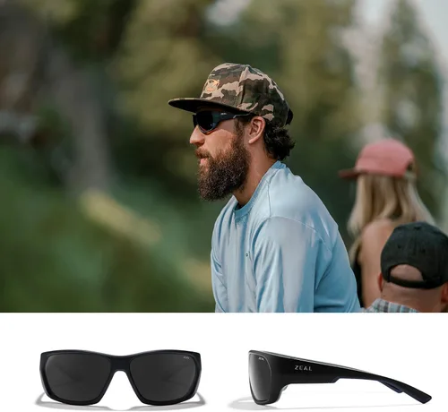 Vista 2 de Zeal Optics Caddis Plant-Based Polarized Sunglasses for Men Women