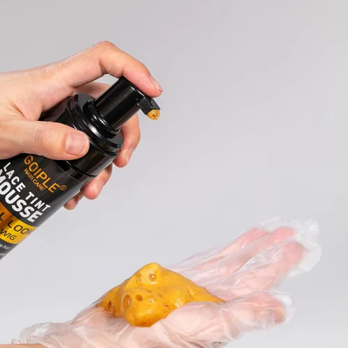 Vista 5 de Mousse de Tinte para Encaje de Pelo Fundido, 6.8 fl oz Mousse de Tinte para Encaje para Mujeres, Pelucas de Encaje, Toupees y Piezas de Cabello