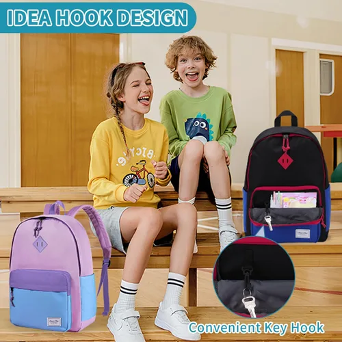 Vista 5 de Chase Chic Mochila infantil para niñas – Mochilas escolares de 17 pulgadas para niños pequeños para niños de 6 a 12 años – Bolsa de libros