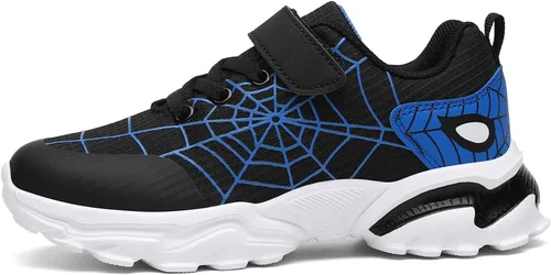 Vista 2 de IGBAY Zapatillas deportivas para niños pequeños y grandes con amortiguación, para correr, deportes, deportes, fitness, entrenamiento cruzado