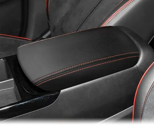Vista 13 de Accesorios interiores personalizados para Lexus RX350 2010 2011 2012 2013 2014 2015 Cubierta de caja de reposabrazos tapa de consola central, cojín