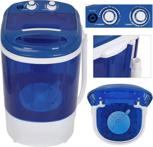 Vista 7 de JupiterForce Mini lavadora portátil, capacidad de 5.7 libras, lavadora e hilandera, semiautomática, compacta, para apartamento, RV, dormitorio