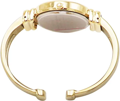 Vista 3 de Rosemarie Collections Reloj de pulsera de metal con madreperla para mujer (dorado)