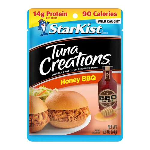Vista 60 de StarKist Tuna Creations Ginger Sesame - Sabor de jengibre y sésamo para atún 14g Protein Per Serving, Wild Caught, Shelf Stable Seafood, Gluten