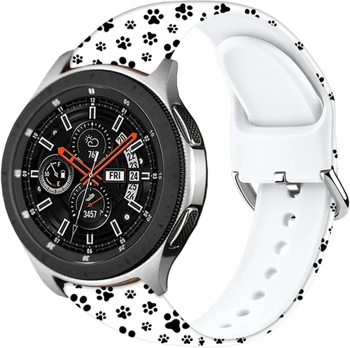 Vista 2 de Correas de reloj de dibujos animados de 0.787 in compatibles con Samsung Galaxy Watch 7/6/5/4 40/1.732 in/Galaxy Watch 1.654 in, correas deportivas