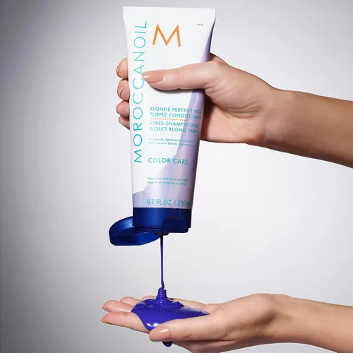 Vista 3 de Moroccanoil Acondicionador Rubio Perfeccionador Púrpura
