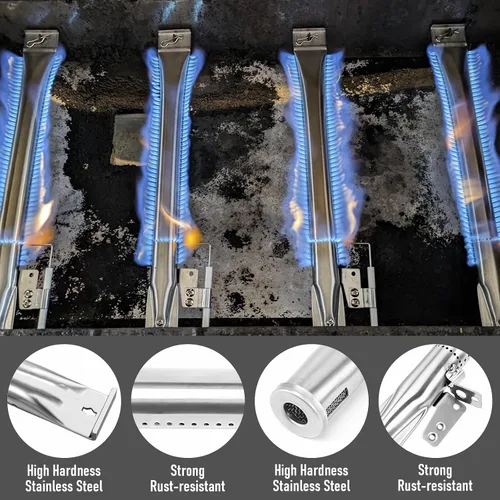 Vista 8 de Utheer Piezas de repuesto para parrilla Nexgrill 4 quemadores 720-0830H 720-0783E 720-0888 720-0888N, piezas de repuesto Nexgrill 4 quemadores