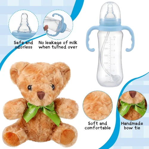Vista 4 de 7 piezas de delantal para baby shower, regalos para papá nuevo, divertido delantal negro para baby shower, primer papá para ser regalo del día