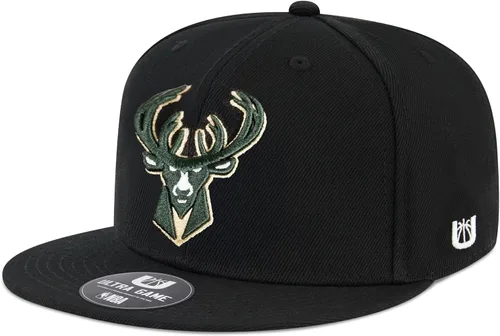 Vista 8 de Ultra Game Gorra de béisbol negra Ultimate oficial de sarga con broche a presión de la NBA para hombres