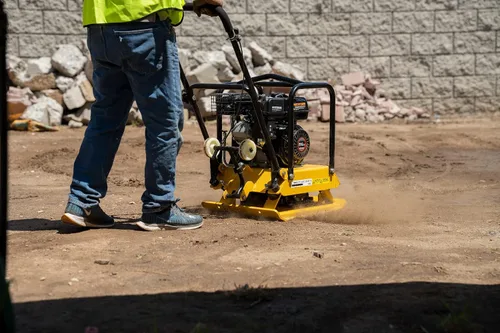 Vista 3 de Stark USA Stark 6.5hp Walk-Behind Vibración 21 pulgadas x 21 pulgadas Compactador de placa 2248lbs Force 196cc Motor Vibratorio Tamper Power