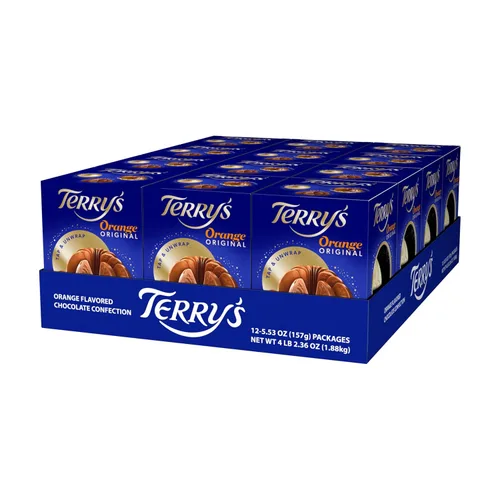 Vista 14 de Terry's Naranjas de chocolate oscuro – Paquete de 12 – Cada naranja 5.11 oz – Holiday Classic Dark Chocolate Orange