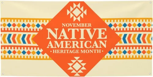 Vista 10 de Telones de fondo del mes de la herencia de los nativos americanos para fiestas de vacaciones, fondo de fotografía para interiores y exteriores