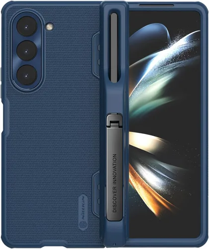 Vista 10 de SaharaCase - Serie Grip con función atril y lápiz capacitivo, funda compatible con Samsung Galaxy Z Fold5 (2023) [parachoques a prueba de golpes]