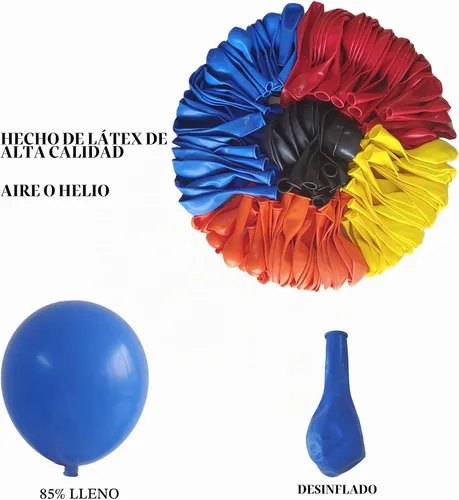 Vista 4 de Guirnalda de globos de cumpleaños con ruedas de coche de carreras
