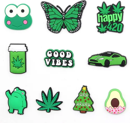 Vista 4 de Lbsidiety Cute Cartoon shoe charms PVC shoe Decoration for DIY clog Sandals Bracelets kid girls boy Teen Party Favor Gifts