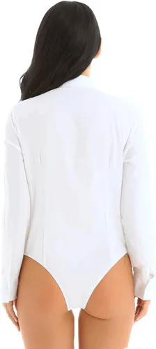 Vista 6 de CHICTRY Blusa de manga larga con botones para mujer
