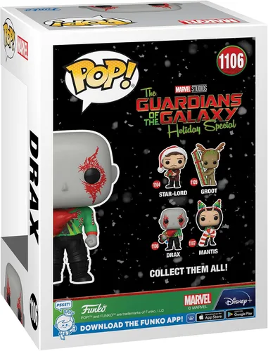 Vista 3 de Funko Pop! Marvel Holiday: Guardianes de la Galaxia - Drax