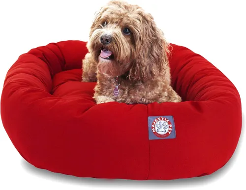 Vista 21 de Majestic Pet Products - Cama en forma de bagel para perro, color caqui, 32 pulgadas