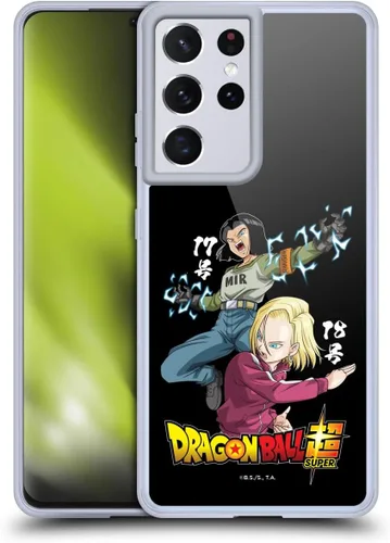 Vista 237 de Head Case Designs Funda de gel con licencia oficial de Dragon Ball Super Group Future Trunks Arc Characters [protección de grado militar] compatible