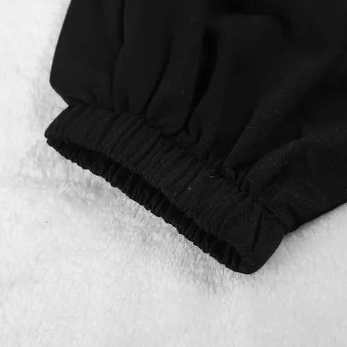 Vista 3 de Pantalones deportivos para mujer, con bolsillos, cintura alta, para gimnasio, atlético, pantalones deportivos para descansar