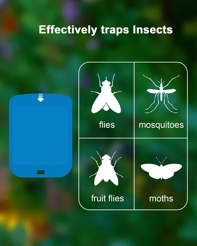 Vista 4 de Paquete de 6 Cartuchos de Repuesto Compatibles con Raid Plug-in Blue Light, Tarjetas de Pegamento de Repuesto para Stem Blue Light Enchufe de Pared