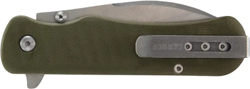Vista 10 de Gerber Gear Confidant - Cuchillo de bolsillo EDC, cuchillo plegable de borde liso de 3.2 pulgadas, verde OD y bambú