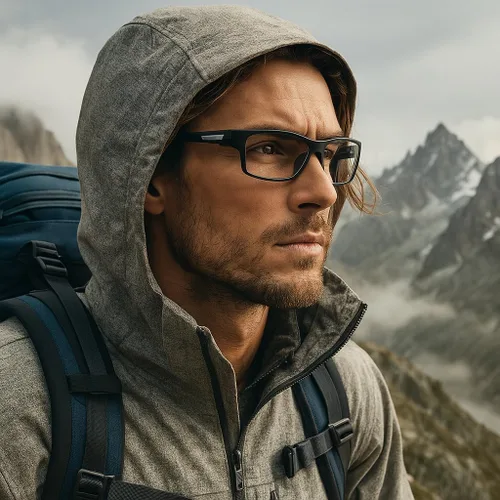 Vista 5 de Gafas de seguridad con lente completa envolventes con lectores fotocromáticas, deportivas con aumento y aumento para hombres y mujeres