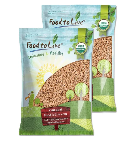 Vista 6 de Food to Live Semillas de girasol tostadas y saladas orgánicas, 8 onzas de granos sin OMG, veganas, kosher, a granel, descascarilladas, altas