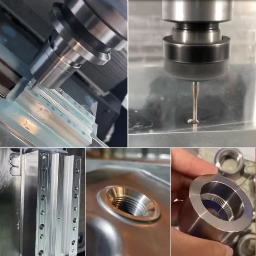 Vista 5 de Fresa de rosca de fresado de hilo de carburo sólido molino de herramienta para aluminio Ángulo de rosca 60 grados-D1.05* P0.3