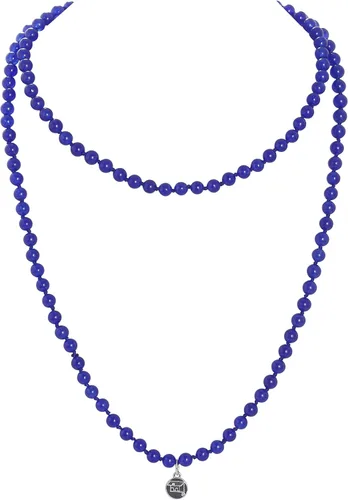 Vista 12 de Firstmeet Collar de piedra larga de ágata con cuentas de cadena redonda suave pulsera joyería para mujer Amatista
