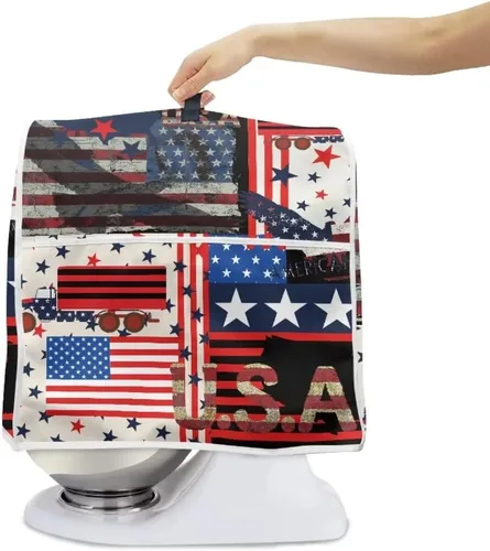Vista 2 de Kitchen Aid - Funda acolchada para batidora de pie, se adapta a todos los modelos de cabezal inclinable y elevador de tazón, tela de poliéster suave