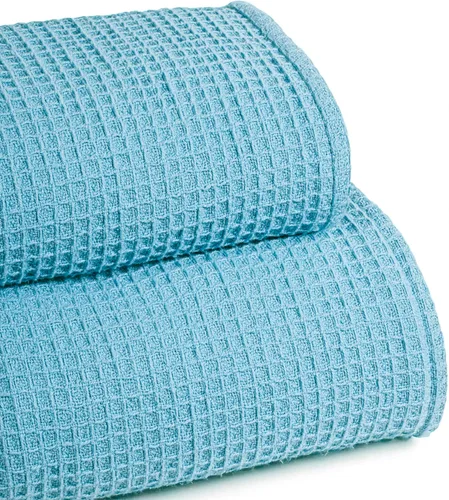 Vista 8 de Bed Bath & Home - Manta de 100% algodón, ligera y transpirable, buena para todas las estaciones, suave y acogedora.