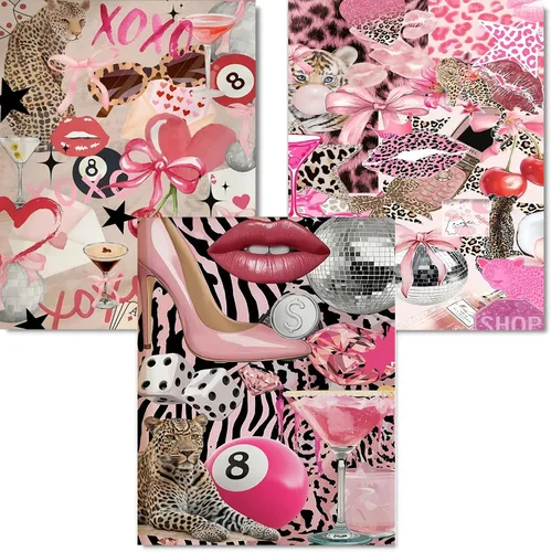Vista 12 de Kits de arte de diamante para adultos principiantes, modernos kits de pintura de diamante con lunares de leopardo 5D, gemas y manualidades DIY