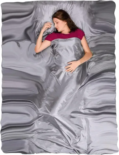 Vista 13 de The Friendly Swede Sleeping Bag Liner - Cold Weather Microfiber or Ultralight Polyester Adult Sleep Sack in 3 Sizes- for Hotel and Camping Sheets
