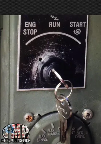 Vista 3 de Humvee Security KIT - Manijas de puerta de bloqueo negro con bloqueo único e interruptor de encendido con llave