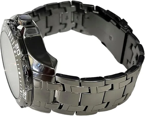 Vista 3 de Accutime Disney LucasFilm Star Wars The Bad Batch Gun - Reloj de pulsera analógico de cuarzo con eslabones de metal para niños niñas y niños
