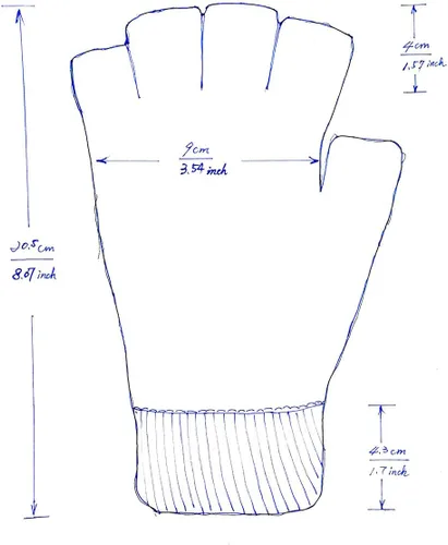 Vista 5 de iMongol - Guantes de lana pura para hombre medio dedos guantes sin dedos para mujeres y hombres