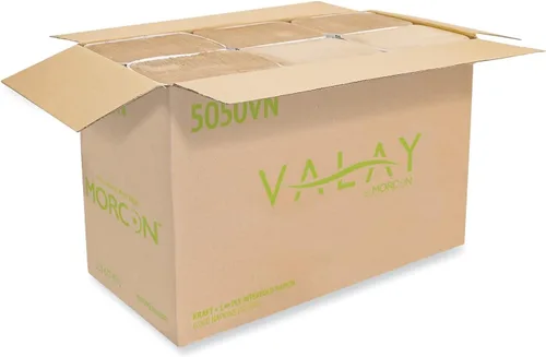 Vista 3 de Valay Servilletas entrelazadas, 1 capa, 6,3 X 8,85, Kraft, 6,000/caja