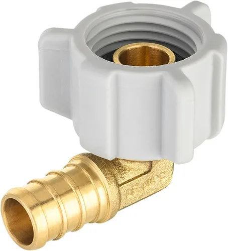 Vista 12 de EFIELD Pex - Juego de 2 accesorios de engarzado de latón para púas de latón con codo giratorio NPT de 1/2 pulgada Pex de 1/2 pulgada x 1/2 pulgadas
