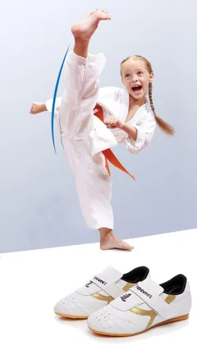Vista 2 de MSMAX Art Taekwondo - Zapatos deportivos ligeros de boxeo, karate, Kung Fu Tai Chi