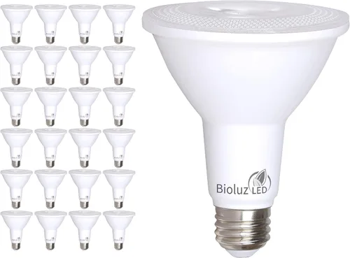 Vista 13 de Bioluz LED Paquete de 4 bombillas LED PAR30 de luz de inundación para interiores y exteriores, alto CRI, equivalente a 75 W usando 11 W, regulable