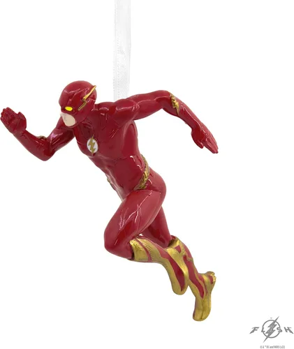 Vista 6 de Hallmark DC The Flash Resin, adorno navideño